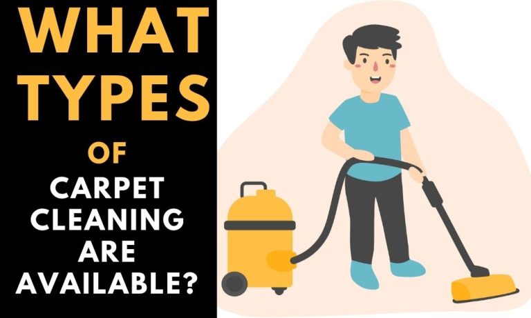 What types of carpet cleaning are available